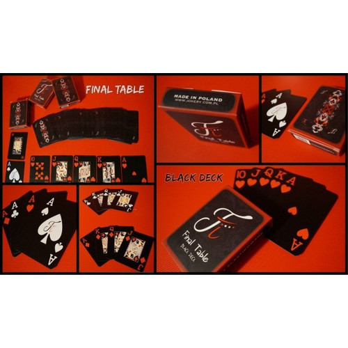 Bicycle Final Table - Black Deck Cards 18+