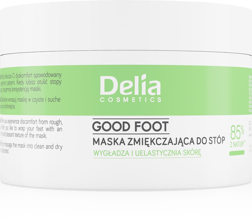 Delia Cosmetics Good Foot Softening Foot Mask 85% Natural Vegan 90g