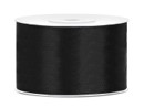 Satin Ribbon 25m 38mm, black