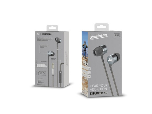 Audictus Headphones Earphones Earphones Explorer 2.0, grey