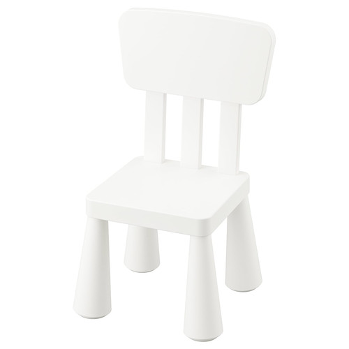 MAMMUT Children's chair, in/outdoor, white