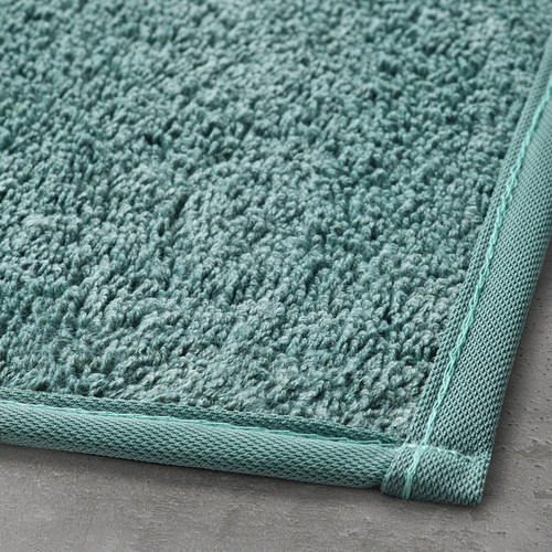 OSBYSJÖN Bath mat, turquoise, 40x60 cm