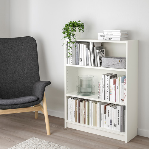 BILLY Bookcase, white, 80x28x106 cm