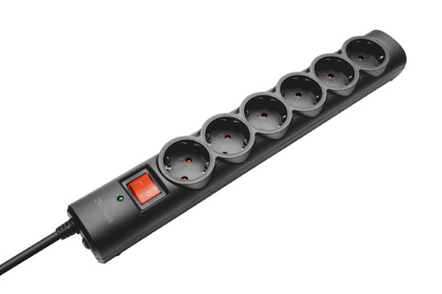 Trust Surge Protector EU-type 6 Socket