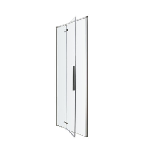 GoodHome Shower Door Ezili 90 cm, chrome/transparent