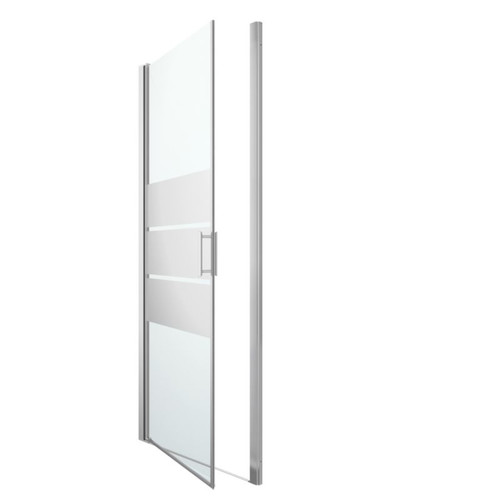 GoodHome Shower Door Beloya 90 cm, chrome/mirror glass