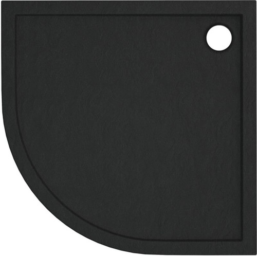 Shower Tray Lena 90 x 12 cm, black