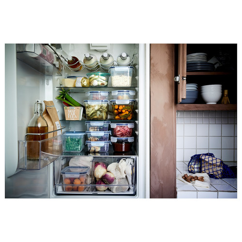 IKEA 365+ Food container, square, plastic, 750ml
