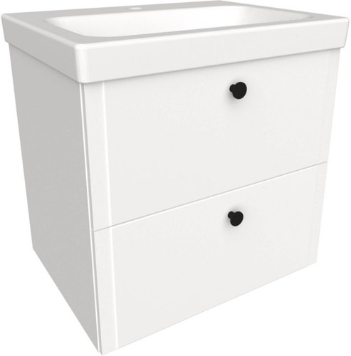 Mirano Wash-basin Cabinet Azzura New 50 cm, white