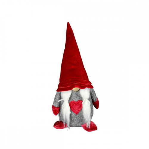 Christmas Elf Dwarf Gnome Santa 24cm, 1pc, red, assorted