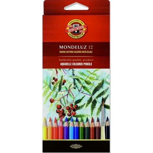 Koh-i-Noor Aquarell Coloured Pencils 12 Colours