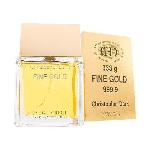 Christopher Dark Men Fine Gold Eau De Toilette 100ml