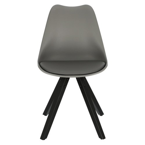 Dining Chair Norden Star Square, black/dark grey