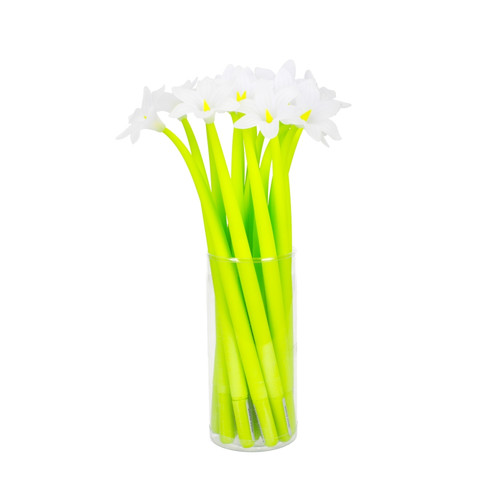 Starpak Silicone Gel Pen Fresh Flowers Lily 54pcs