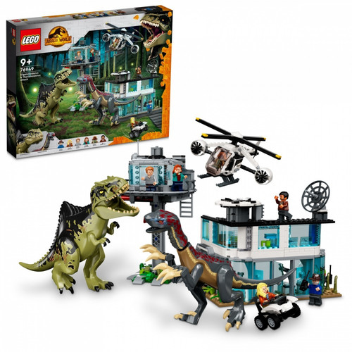 LEGO Jurassic World Giganotosaurus and Therizinosaurus Attack 9+