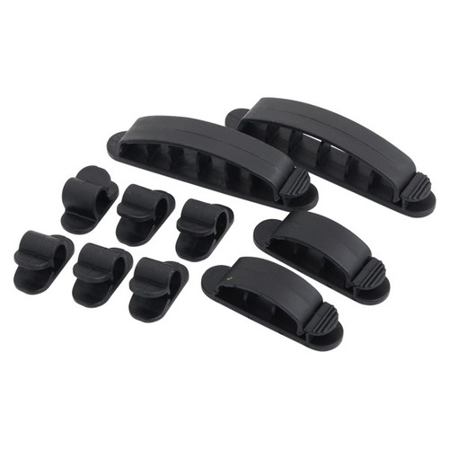 LogiLink Cable Fasteners Set, black