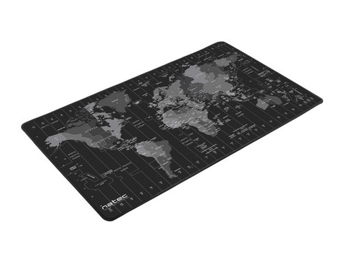 Natec Mouse Pad Time Zone Map Maxi 800x400