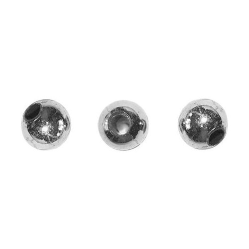 Plastic Beads 5mm 40g, silver