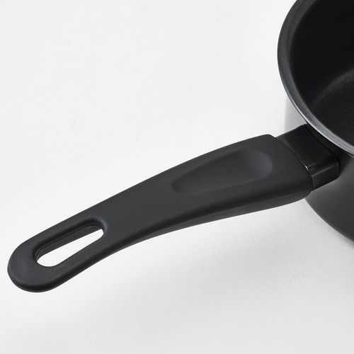 HEMLAGAD Saucepan, black, 1 l