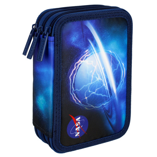 Pencil Case with 3 Zippers & School Accessories NASA