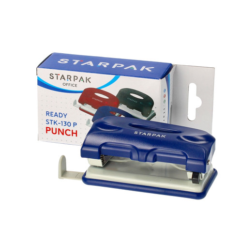 2-Hole Punch 5.5mm, plastic, 1pc, dark blue