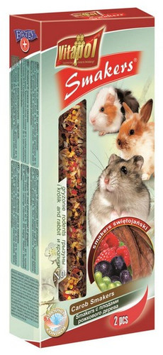 Vitapol Smakers Snack for Rodents & Rabbits - Carob 2pcs