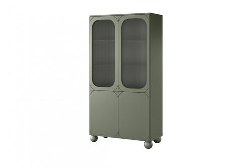 Display Cabinet Sonatia II 100cm, olive