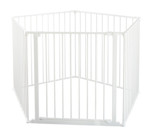 Baby Dan Safety Gate Flex XXL Wall-mounted Hearth Gate 90-350 cm, white