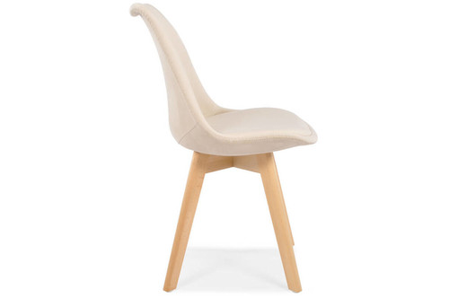 Upholstered Dining Chair Bolonia Lux, beige