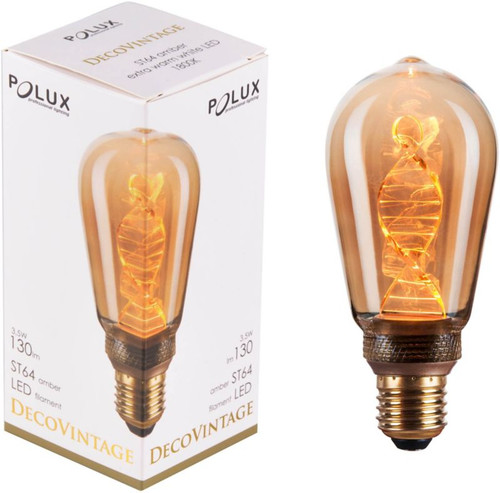 LED Bulb Decorative ST64 E27 130lm 1800K amber