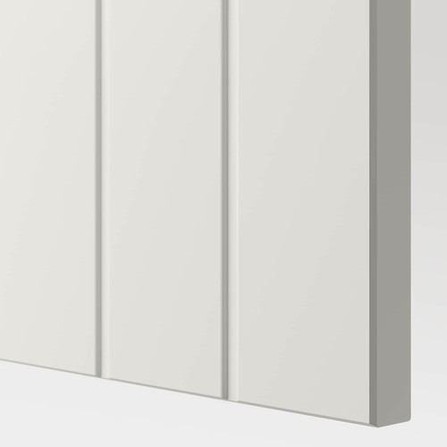 BESTÅ Wall-mounted cabinet combination, white/Sutterviken white, 120x42x38 cm