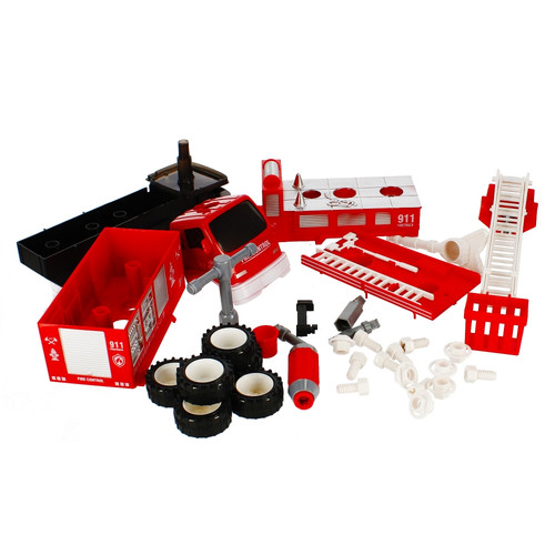 DIY Assembling Fire Truck 3+