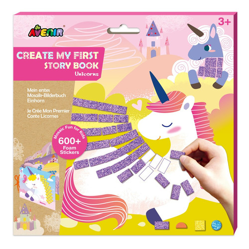 Avenir Create My First Story Book Unicorns 3+