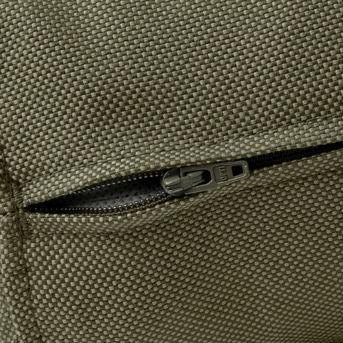 FRÖSÖN/DUVHOLMEN back cushion, outdoor, dark beige-green, 62x44 cm