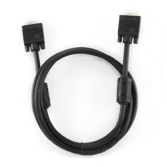 Gembird Premium VGA HD15M/HD15M Dual-shielded w/2*ferrite 10ft Cable, black