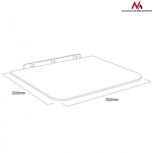 MacLean DVD Shelf 10kg MC-738