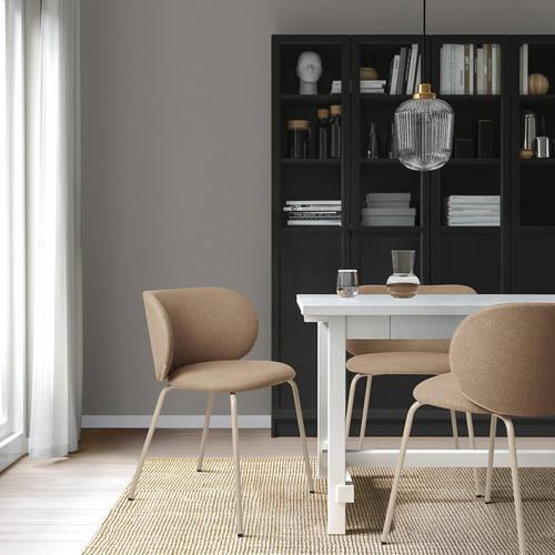 KRYLBO Chair, Tonerud dark beige