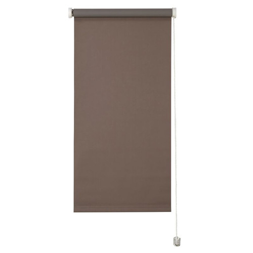 Plain Blackout Roller Blind Colours Boreas 75x240cm, brown