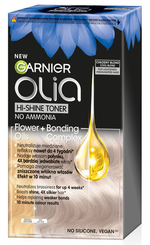 GARNIER Olia Hi-Shine Cool Blonde Toner Vegan Cruelty Free 1pc