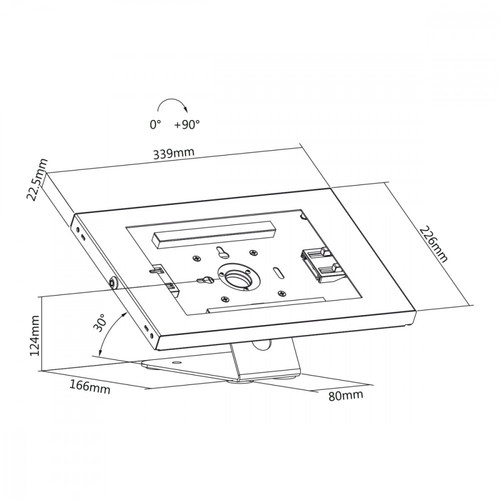 MacLean Tablet Wall Mount MC-475W