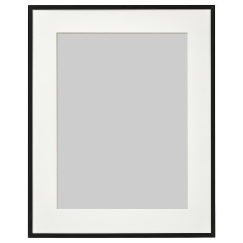 LOMVIKEN Frame, black, 40x50 cm