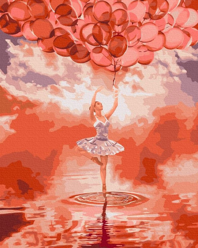 Symag Painting by Numbers Ballerina at Sunset 14+