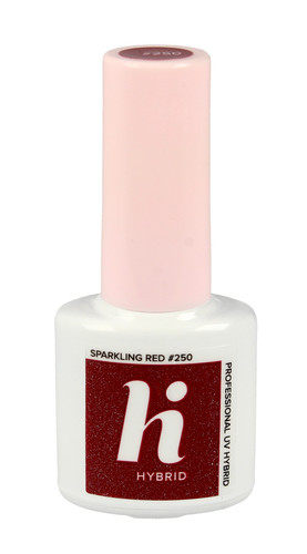 Hi Hybrid Hybrid Nail Polish #250 Sparkling Red 5ml