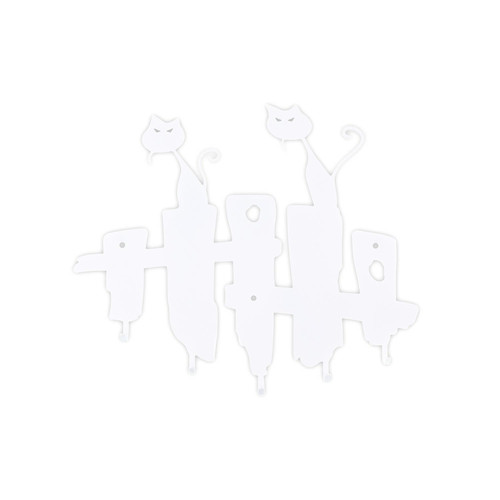 Wall Hanger Cats, white