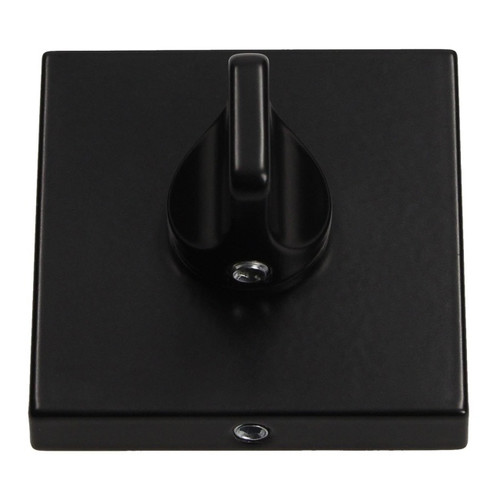 Gamet Door Escutcheon, square, matt black