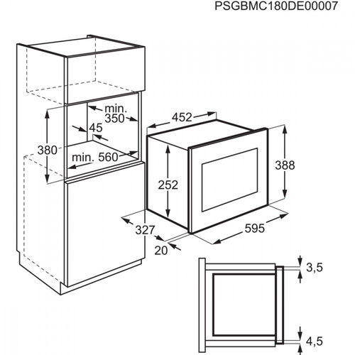 Electrolux Built-in Microwave LMS2203EMX