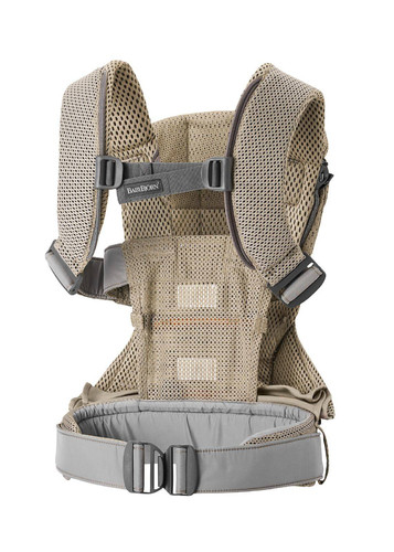 BABYBJÖRN - Baby Carrier ONE AIR 3D MESH, Grey Beige 0-36m