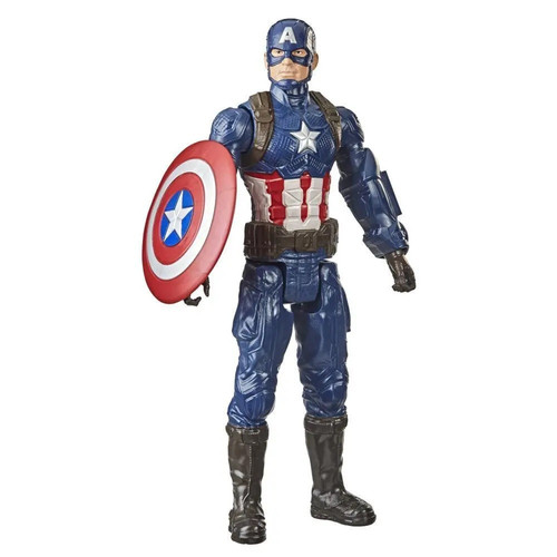 Marvel Avengers Titan Hero Series Collectible Captain America Action Figure 4+