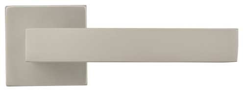 Door Handle Verso Qubik, square rose, velvet nickel