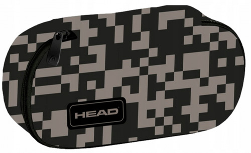 Pencil Case Head Grey Bricks